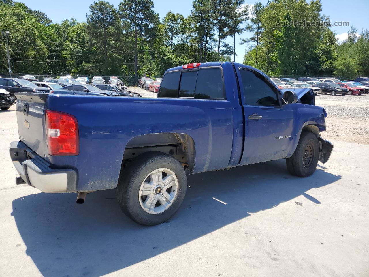 2013 Chevrolet Silverado C1500 Blue vin: 1GCNCPE09DZ125806