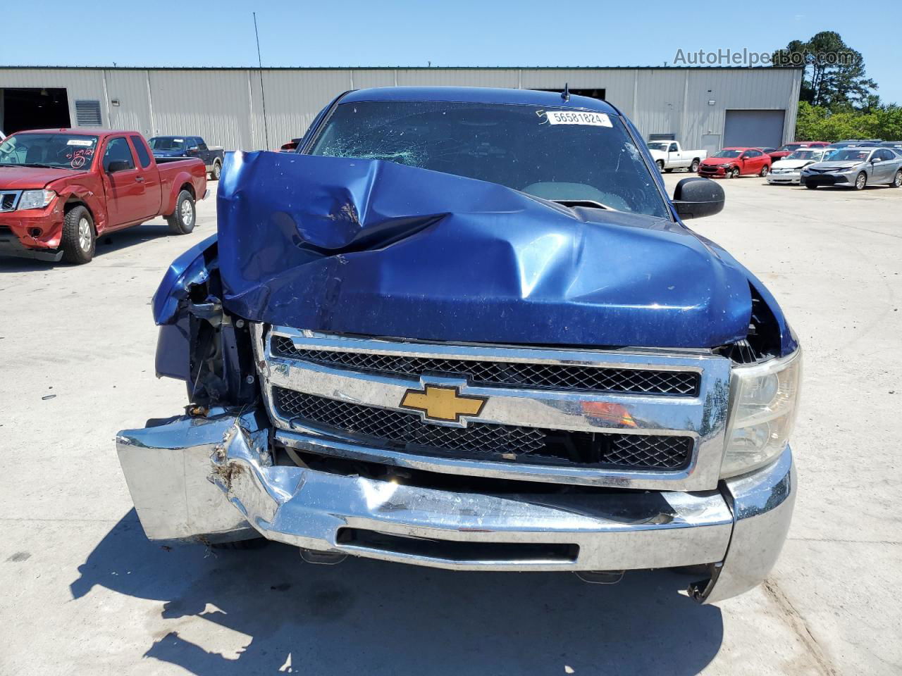 2013 Chevrolet Silverado C1500 Blue vin: 1GCNCPE09DZ125806