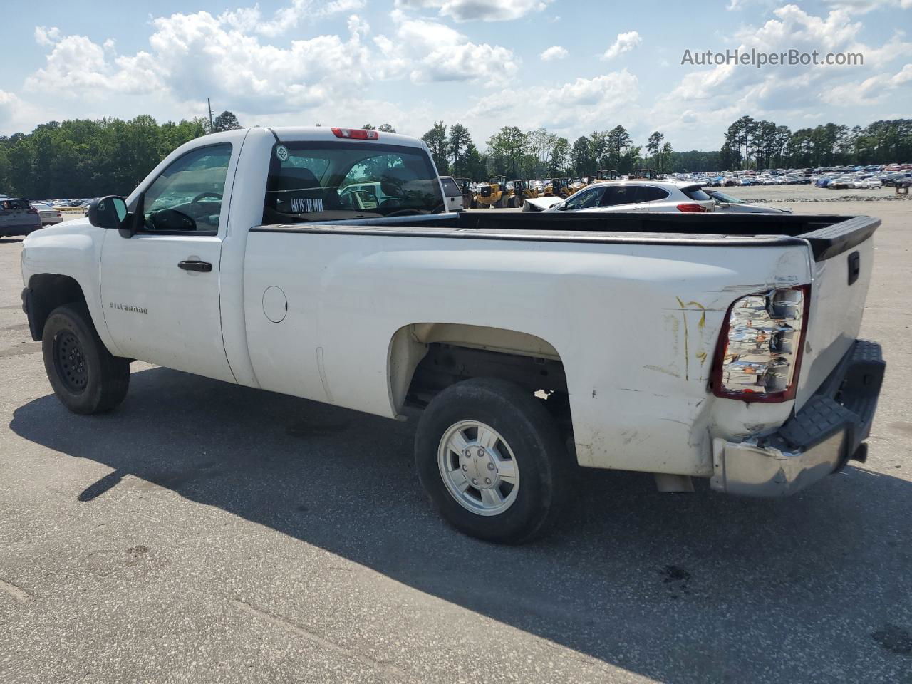 2013 Chevrolet Silverado C1500 Белый vin: 1GCNCPEA6DZ394810