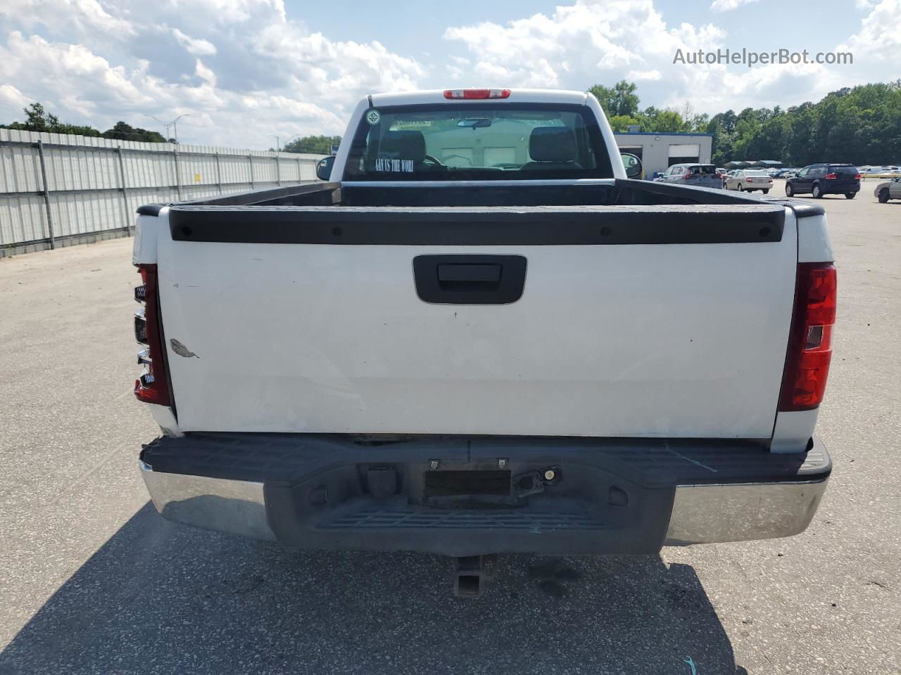 2013 Chevrolet Silverado C1500 White vin: 1GCNCPEA6DZ394810