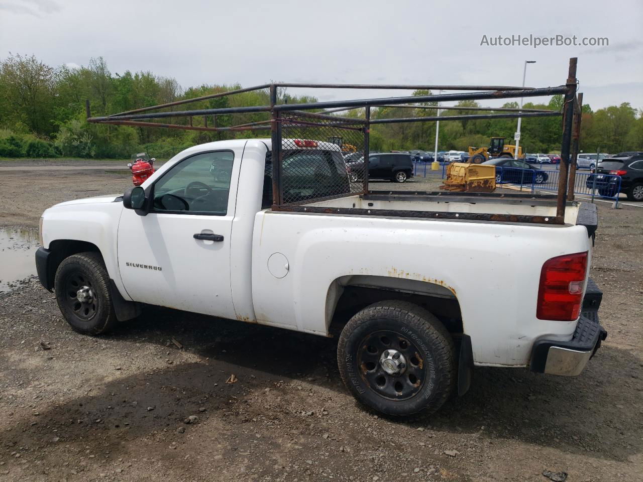 2012 Chevrolet Silverado C1500 White vin: 1GCNCPEAXCZ212346