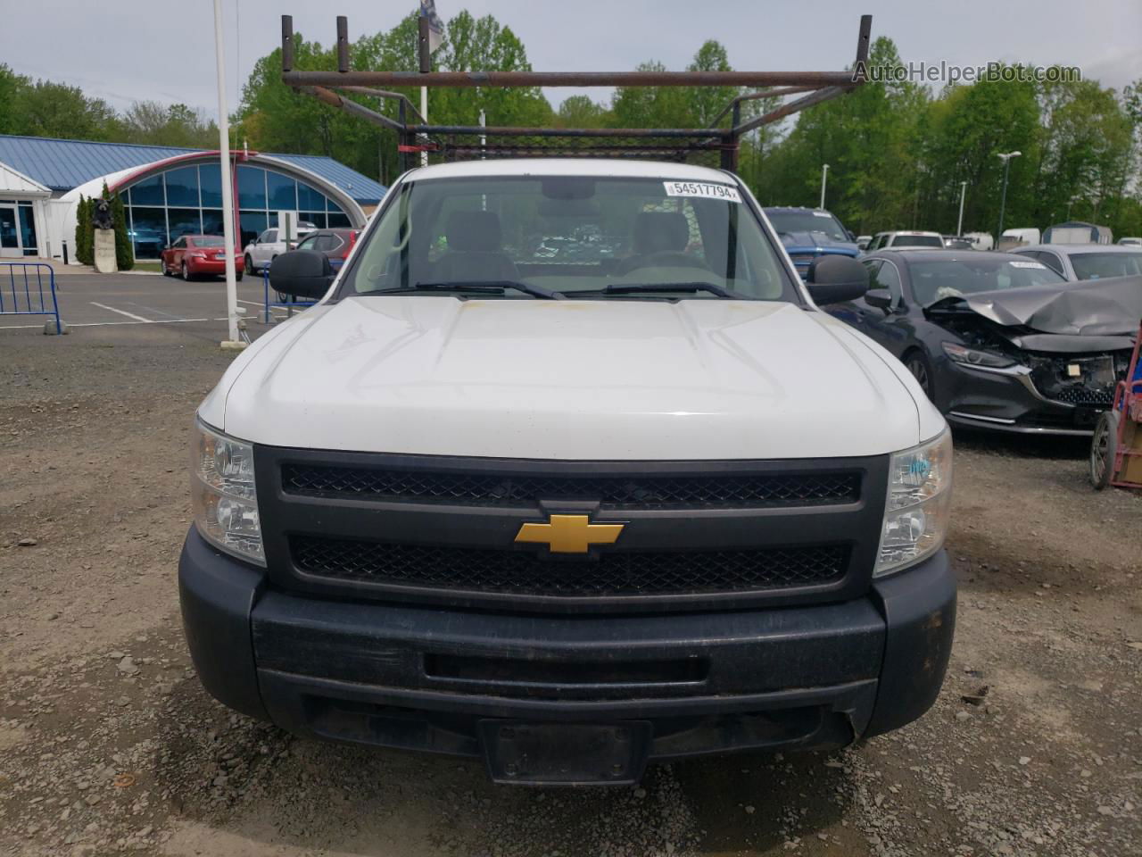 2012 Chevrolet Silverado C1500 White vin: 1GCNCPEAXCZ212346