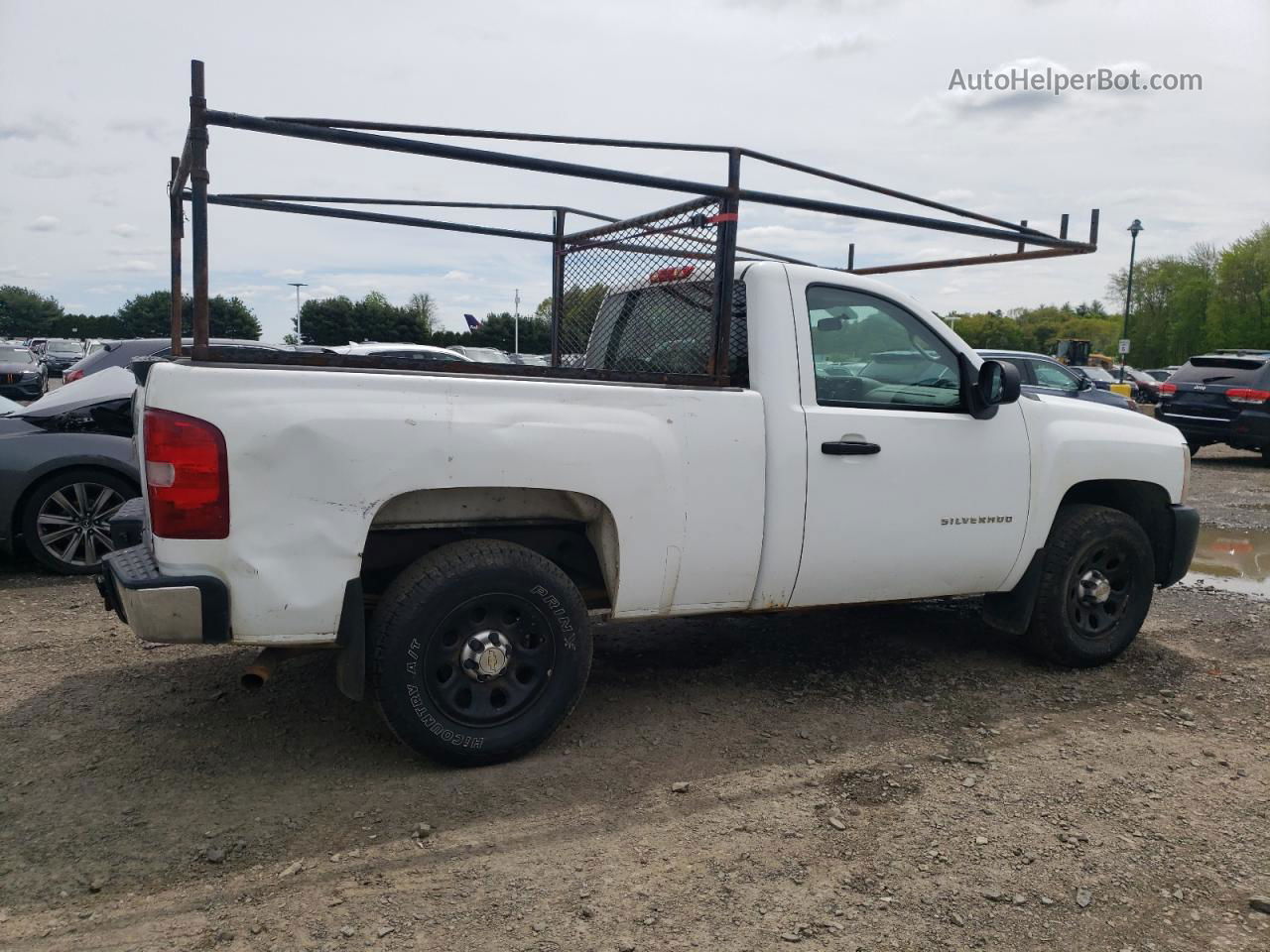 2012 Chevrolet Silverado C1500 White vin: 1GCNCPEAXCZ212346