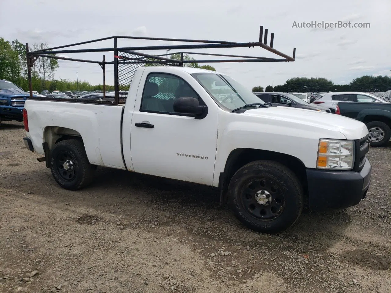 2012 Chevrolet Silverado C1500 White vin: 1GCNCPEAXCZ212346