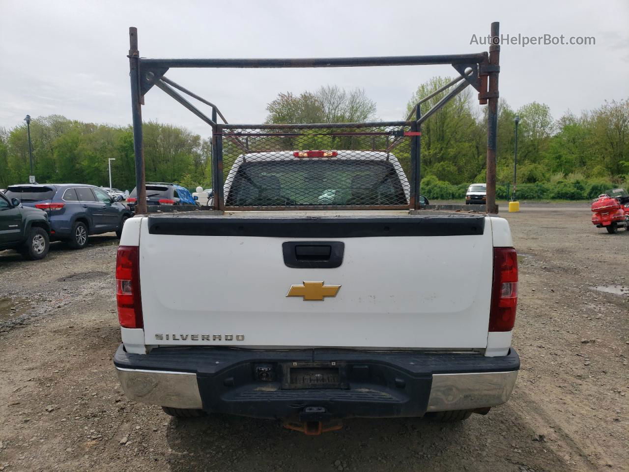 2012 Chevrolet Silverado C1500 White vin: 1GCNCPEAXCZ212346