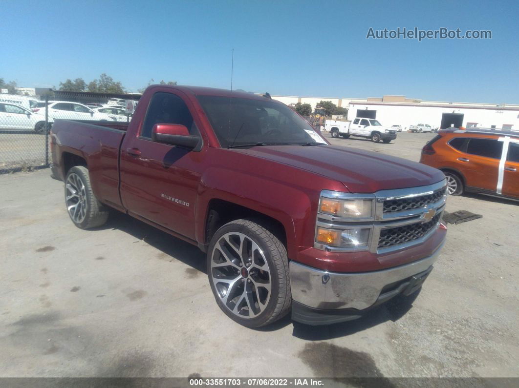 2014 Chevrolet Silverado 1500 Work Truck Burgundy vin: 1GCNCPEH1EZ241590