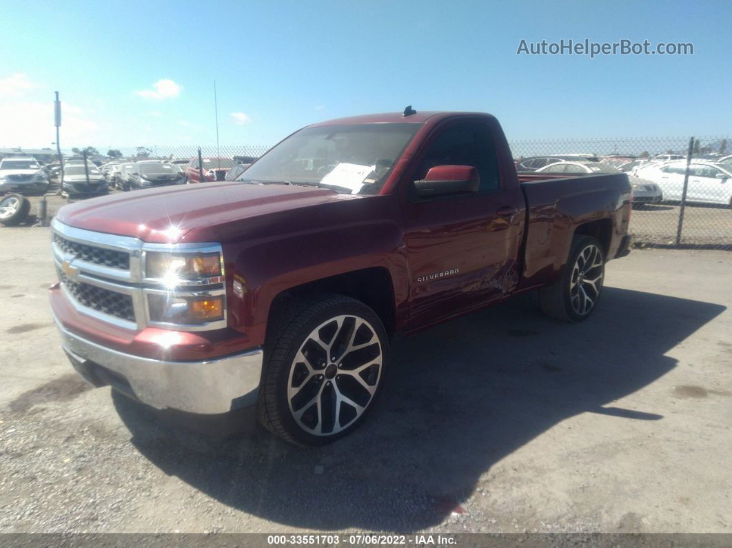 2014 Chevrolet Silverado 1500 Work Truck Burgundy vin: 1GCNCPEH1EZ241590