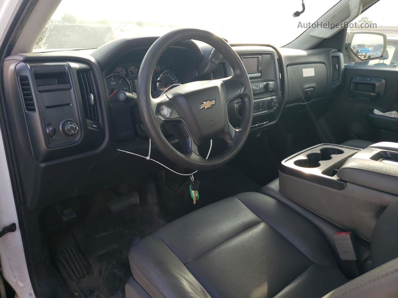 2015 Chevrolet Silverado C1500 Белый vin: 1GCNCPEH4FZ176543