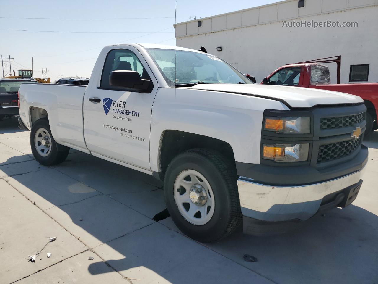 2015 Chevrolet Silverado C1500 White vin: 1GCNCPEH4FZ315926