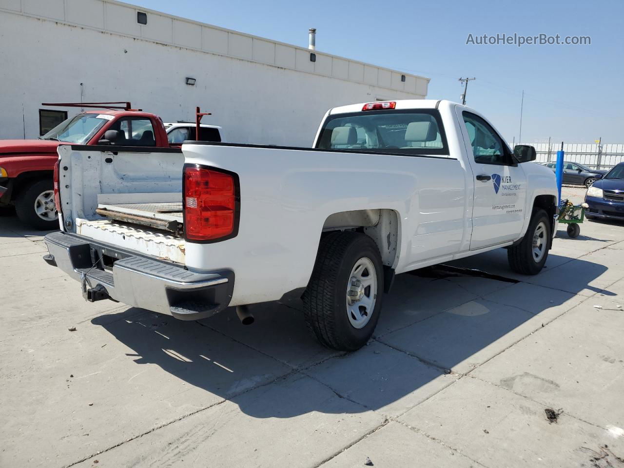 2015 Chevrolet Silverado C1500 White vin: 1GCNCPEH4FZ315926