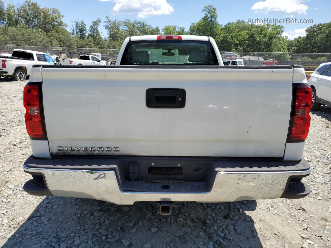 2015 Chevrolet Silverado C1500 White vin: 1GCNCPEH7FZ392824