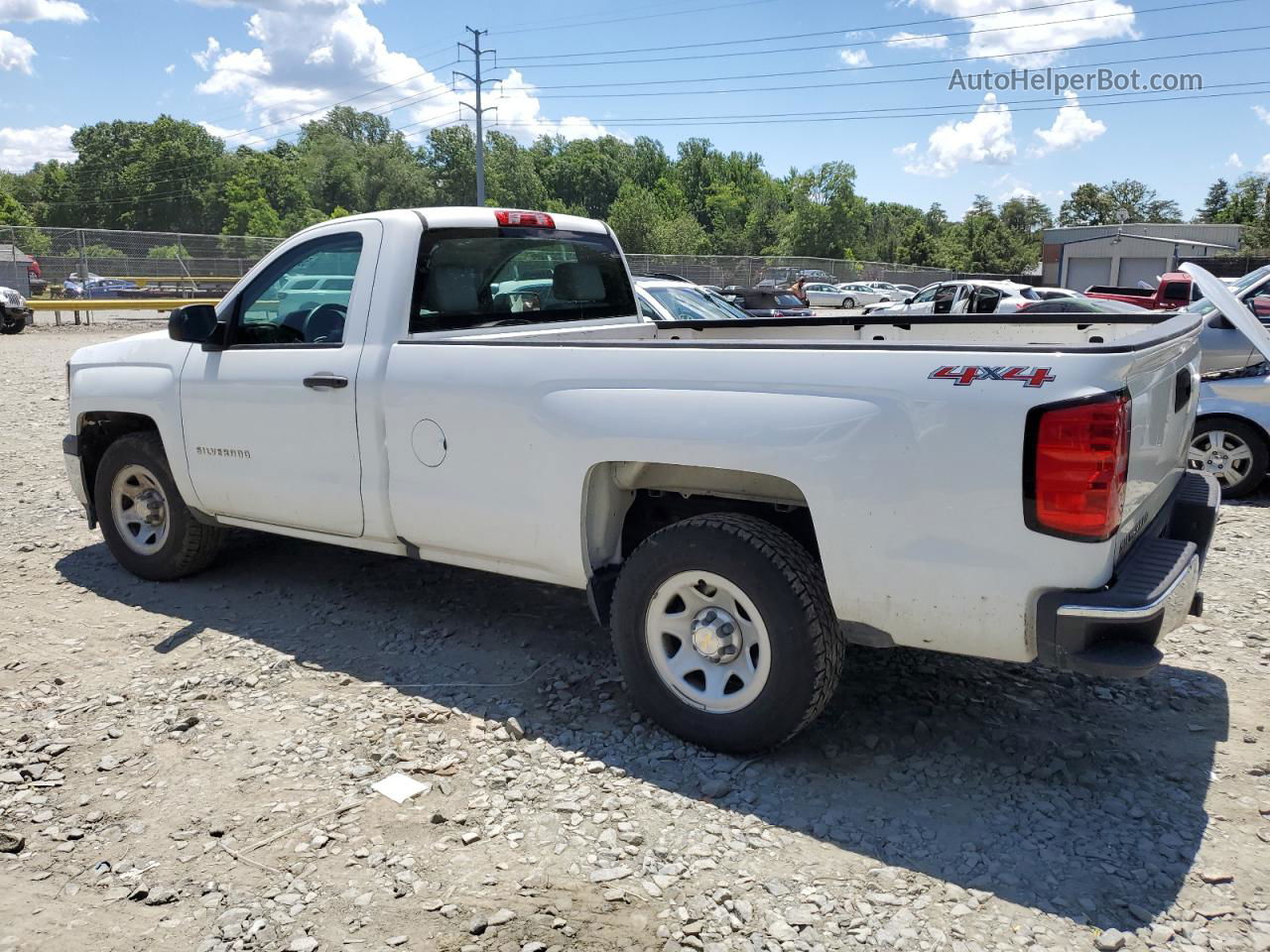 2015 Chevrolet Silverado C1500 White vin: 1GCNCPEH7FZ392824