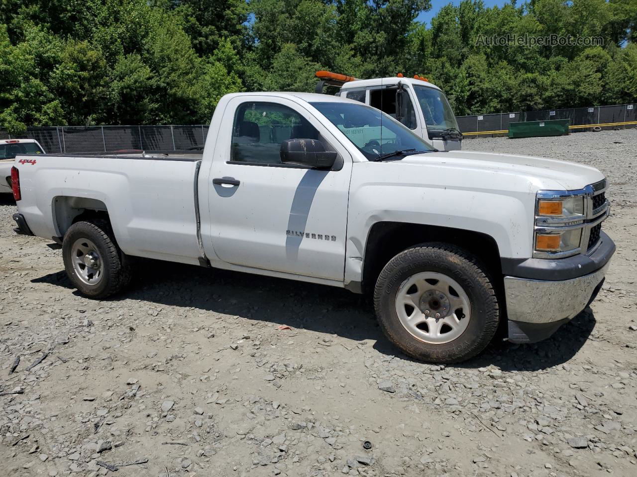 2015 Chevrolet Silverado C1500 White vin: 1GCNCPEH7FZ392824