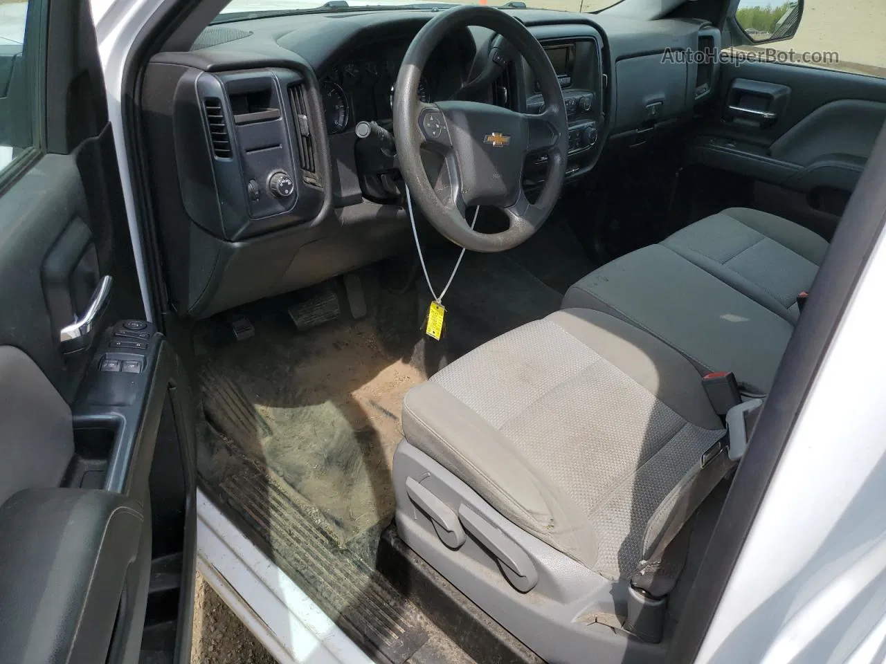 2015 Chevrolet Silverado C1500 White vin: 1GCNCPEHXFZ430465