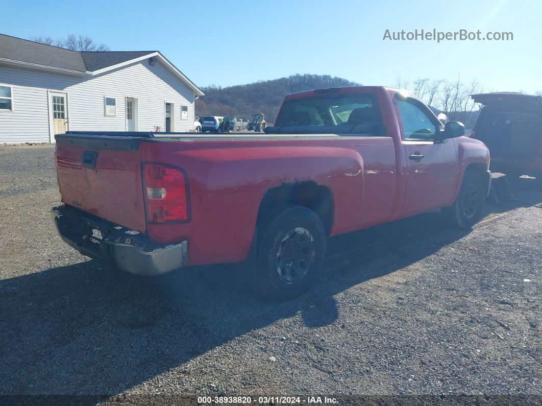 2012 Chevrolet Silverado 1500 Work Truck Red vin: 1GCNCPEX0CZ274942