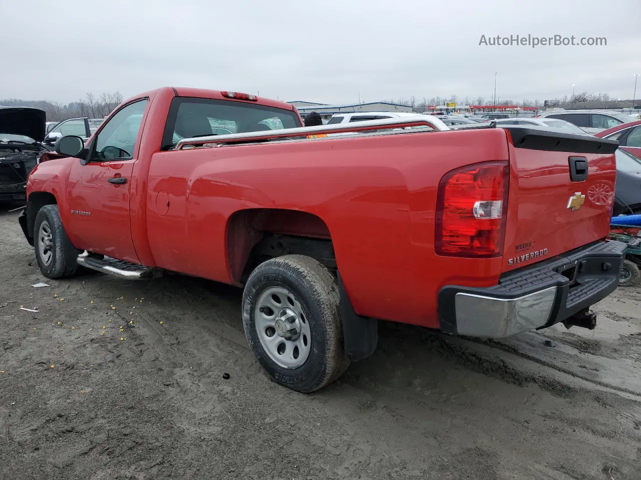 2012 Chevrolet Silverado C1500 Красный vin: 1GCNCPEX1CZ131367