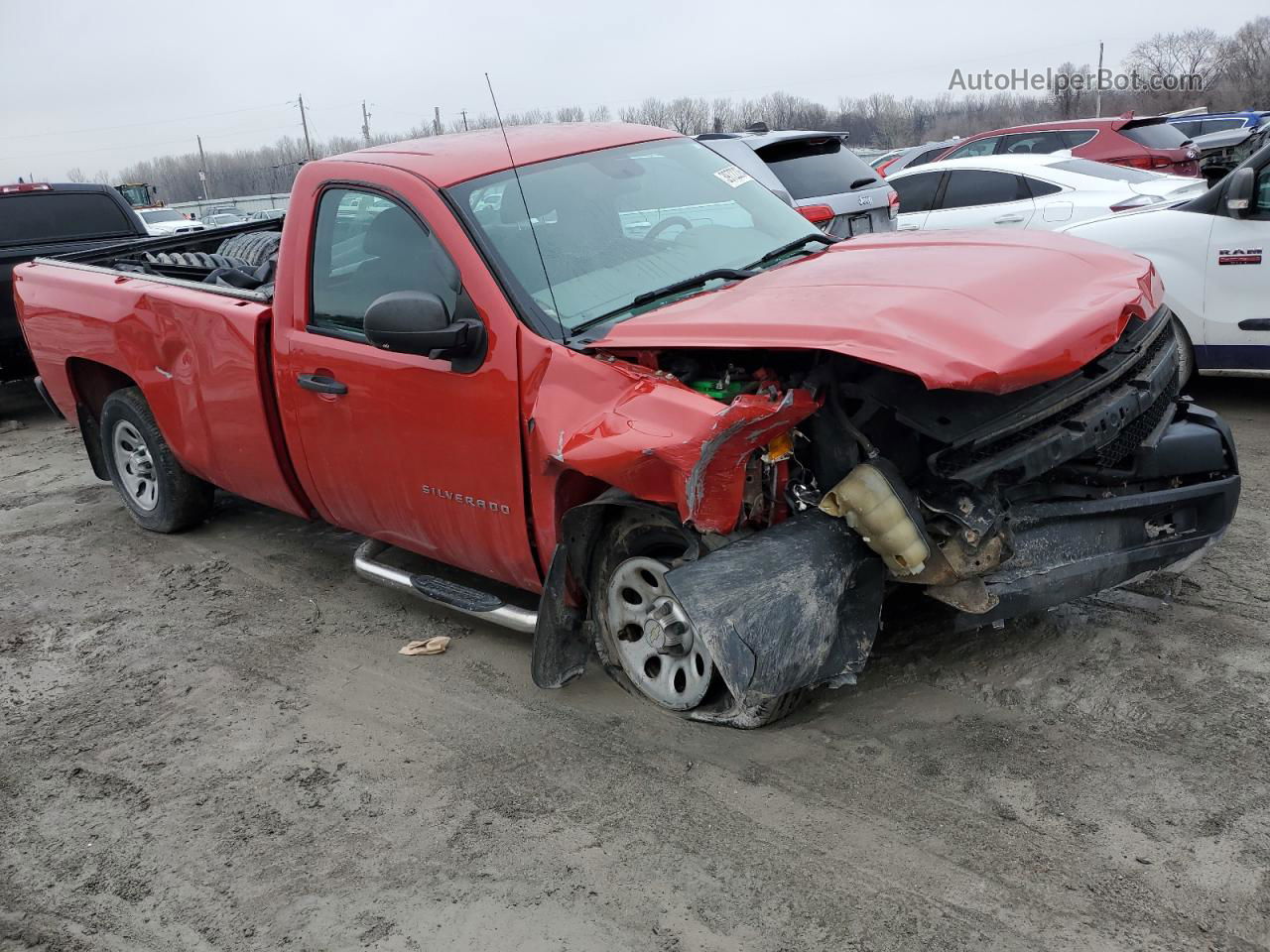 2012 Chevrolet Silverado C1500 Red vin: 1GCNCPEX1CZ131367