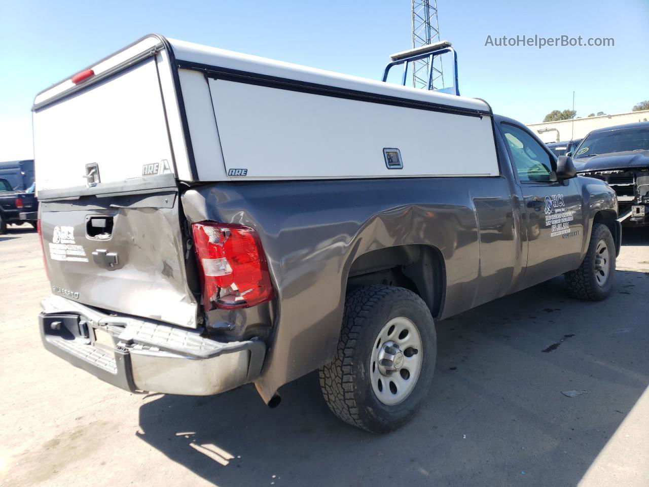 2012 Chevrolet Silverado C1500 Gray vin: 1GCNCPEX1CZ311674