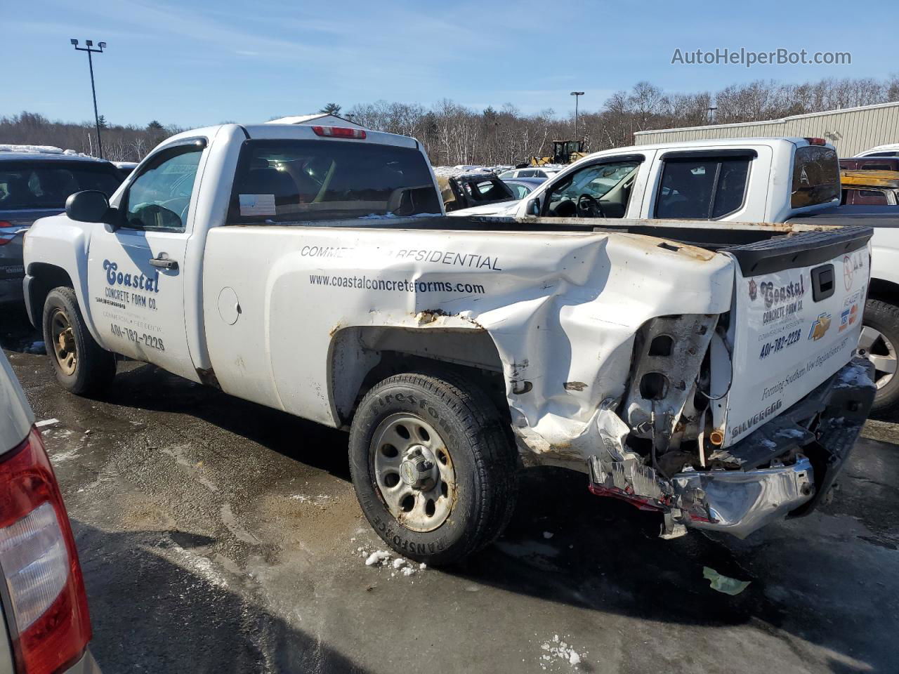 2012 Chevrolet Silverado C1500 Белый vin: 1GCNCPEX2CZ188418