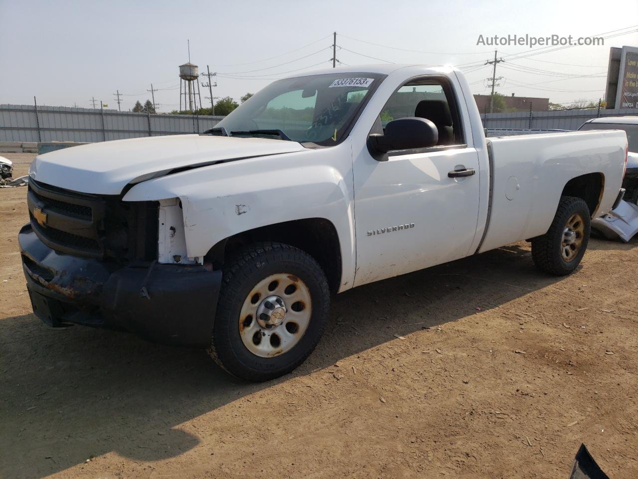 2013 Chevrolet Silverado C1500 White vin: 1GCNCPEX2DZ384859