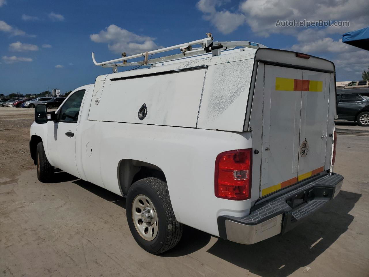 2013 Chevrolet Silverado C1500 White vin: 1GCNCPEX3DZ267209