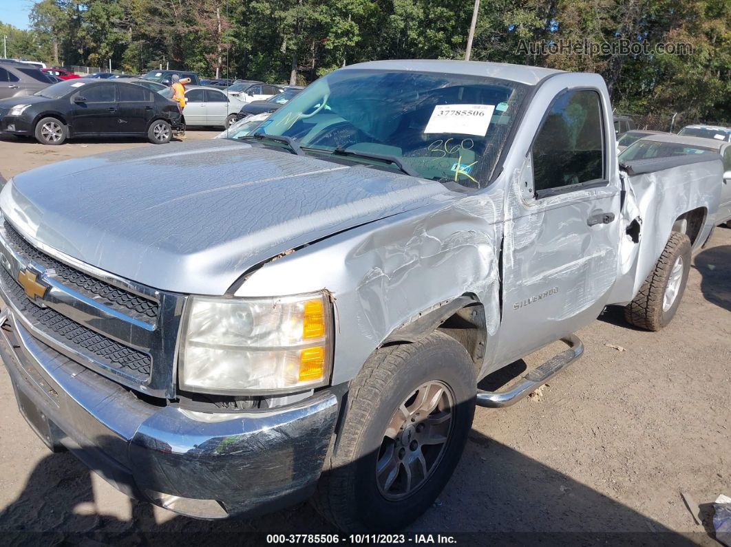 2013 Chevrolet Silverado 1500 Work Truck Silver vin: 1GCNCPEX4DZ264433