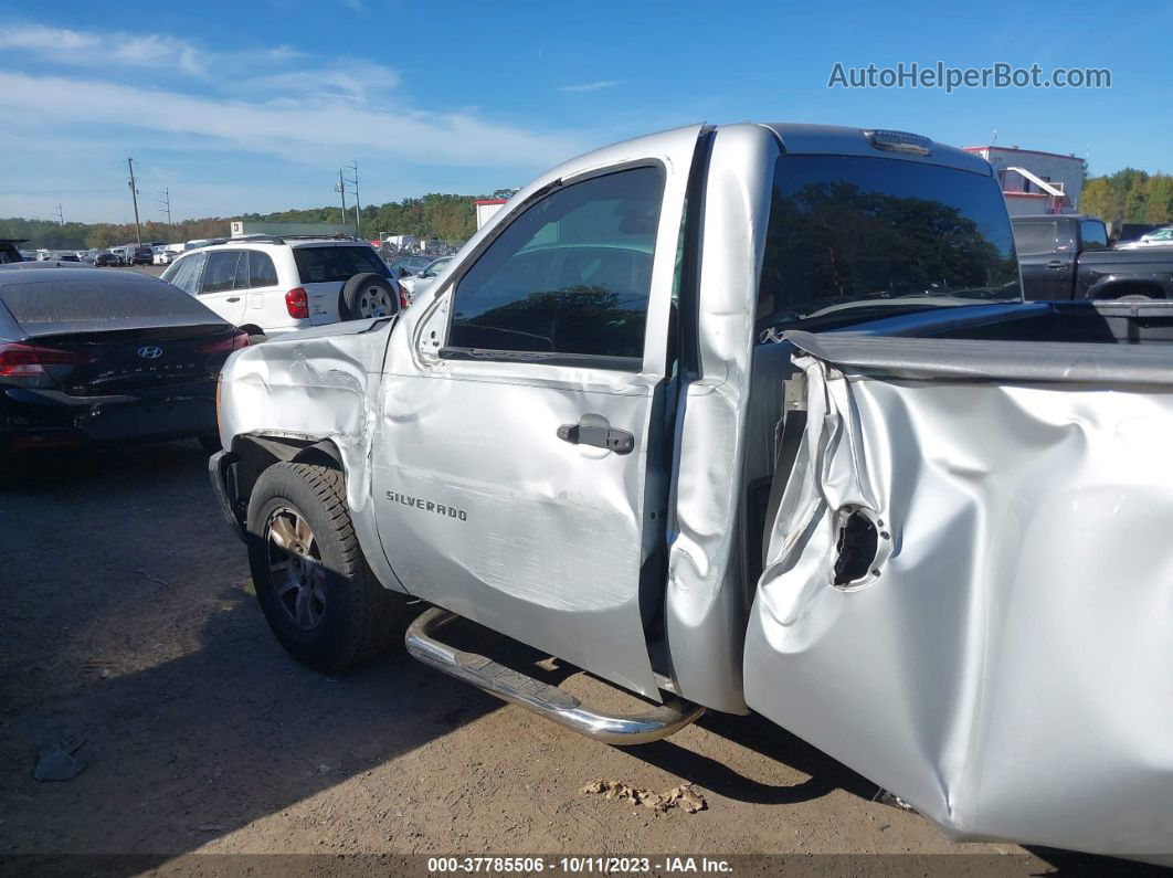 2013 Chevrolet Silverado 1500 Work Truck Silver vin: 1GCNCPEX4DZ264433