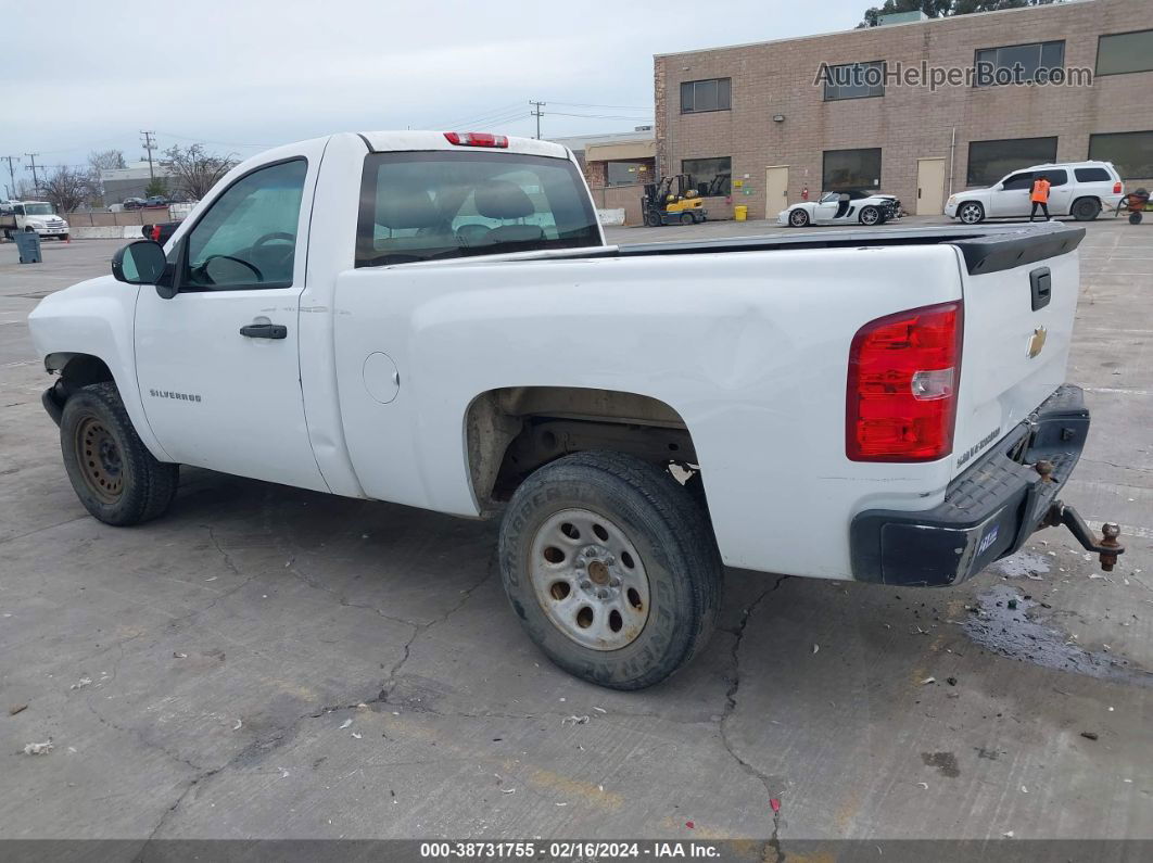 2013 Chevrolet Silverado 1500 Work Truck White vin: 1GCNCPEX4DZ295164