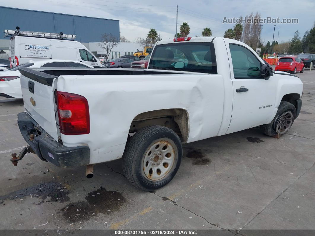 2013 Chevrolet Silverado 1500 Work Truck White vin: 1GCNCPEX4DZ295164