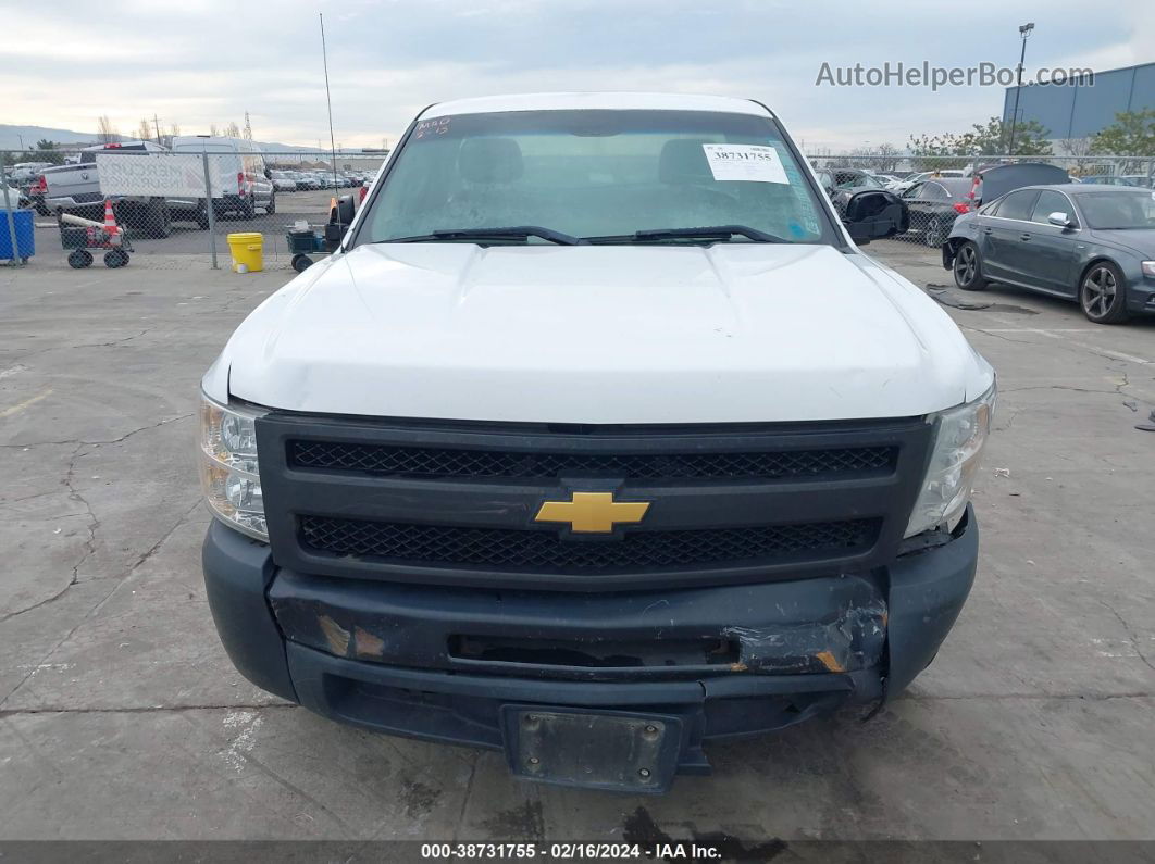 2013 Chevrolet Silverado 1500 Work Truck White vin: 1GCNCPEX4DZ295164