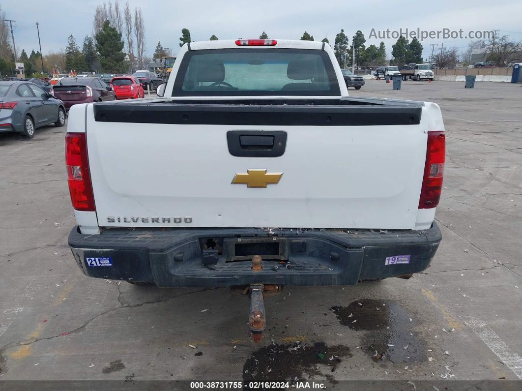 2013 Chevrolet Silverado 1500 Work Truck White vin: 1GCNCPEX4DZ295164