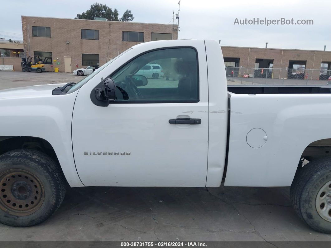 2013 Chevrolet Silverado 1500 Work Truck White vin: 1GCNCPEX4DZ295164