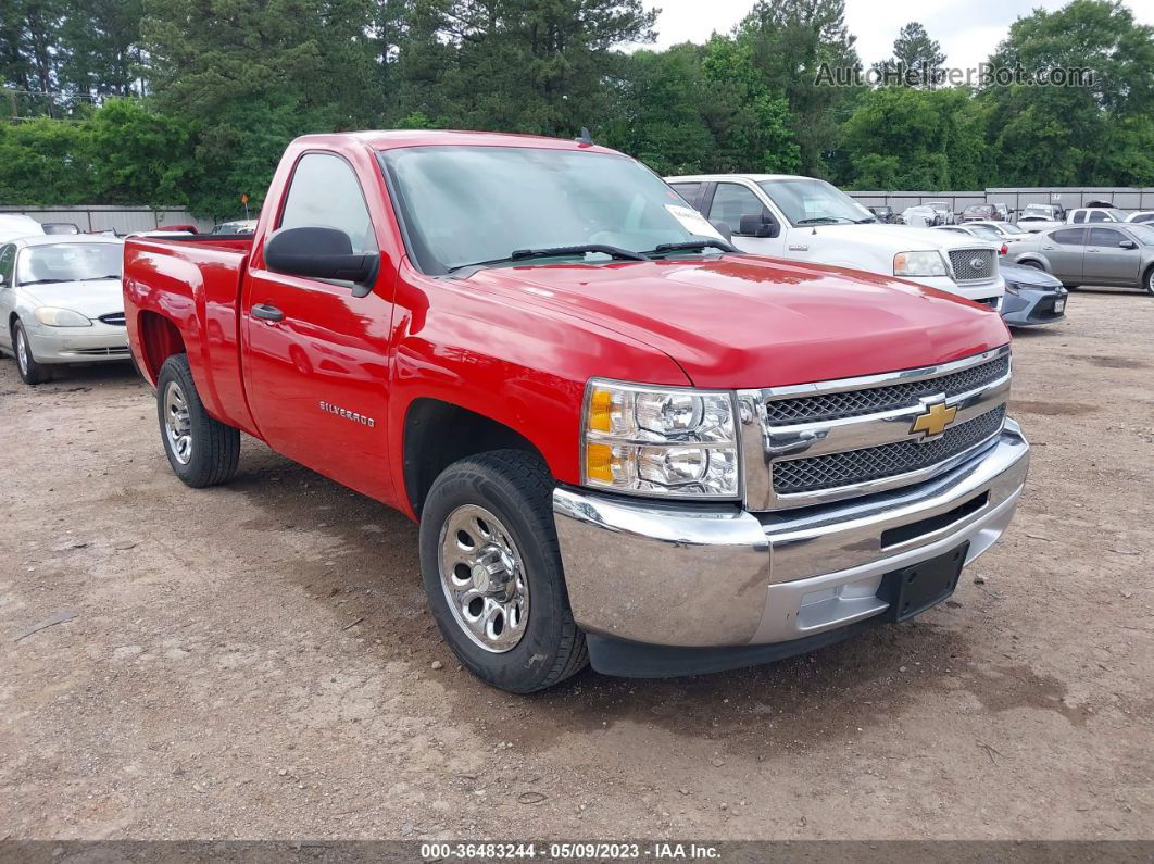 2012 Chevrolet Silverado 1500 Work Truck Red vin: 1GCNCPEX5CZ212226