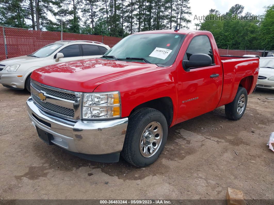 2012 Chevrolet Silverado 1500 Work Truck Red vin: 1GCNCPEX5CZ212226