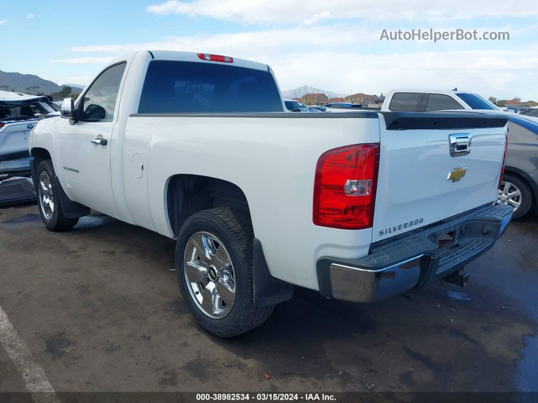 2013 Chevrolet Silverado 1500 Work Truck White vin: 1GCNCPEX5DZ157052