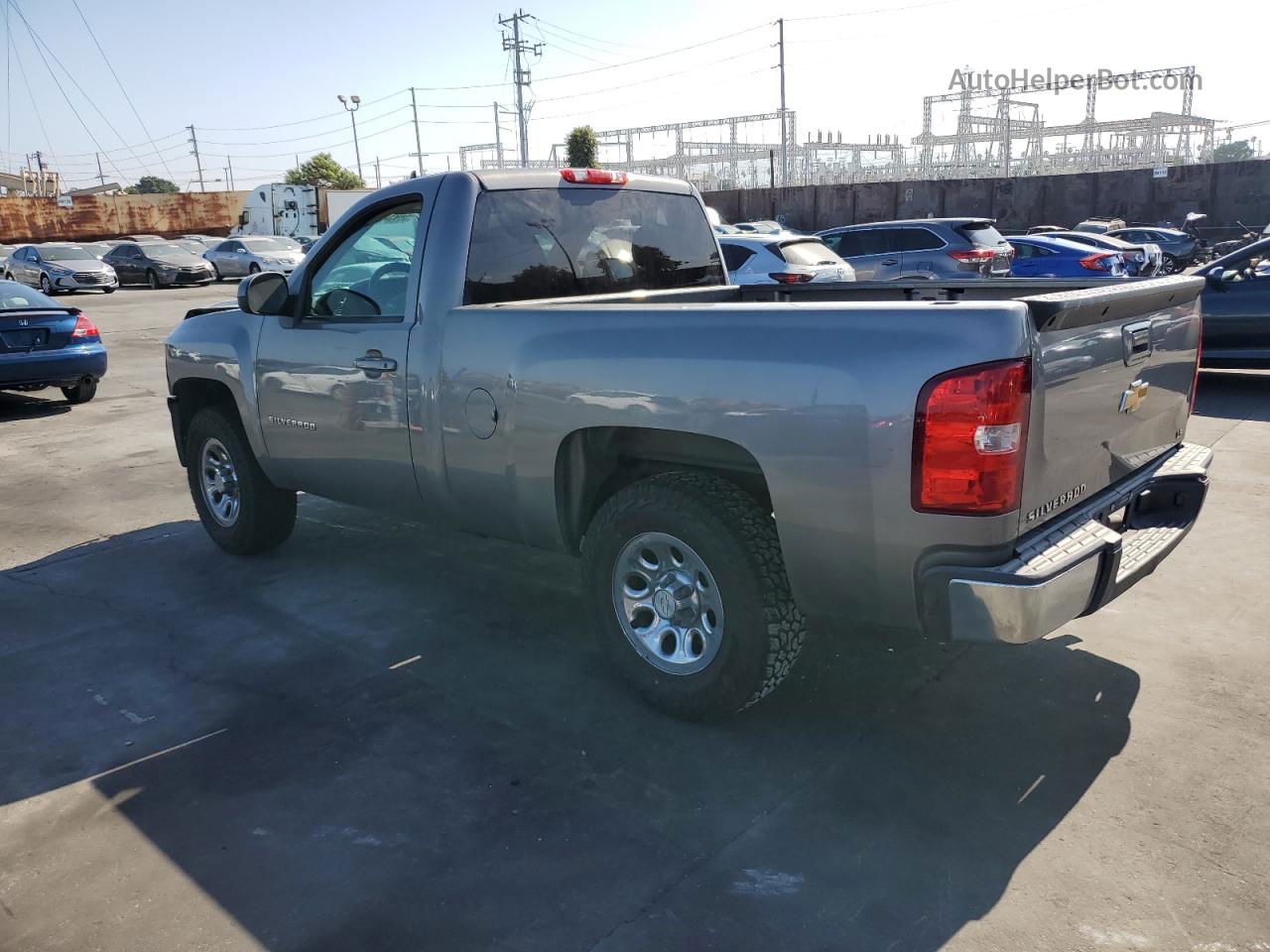 2013 Chevrolet Silverado C1500 Gray vin: 1GCNCPEX5DZ163367