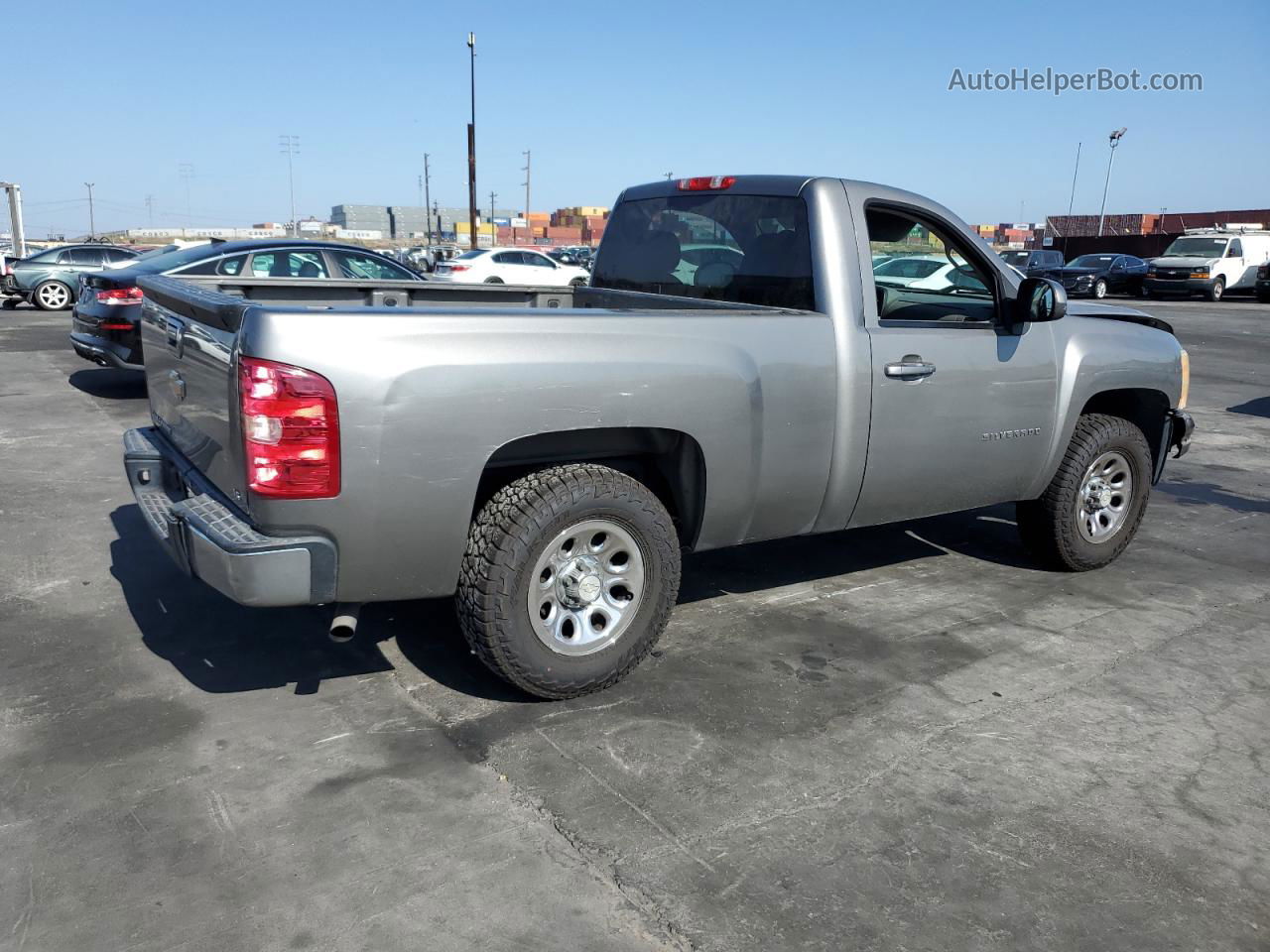 2013 Chevrolet Silverado C1500 Gray vin: 1GCNCPEX5DZ163367