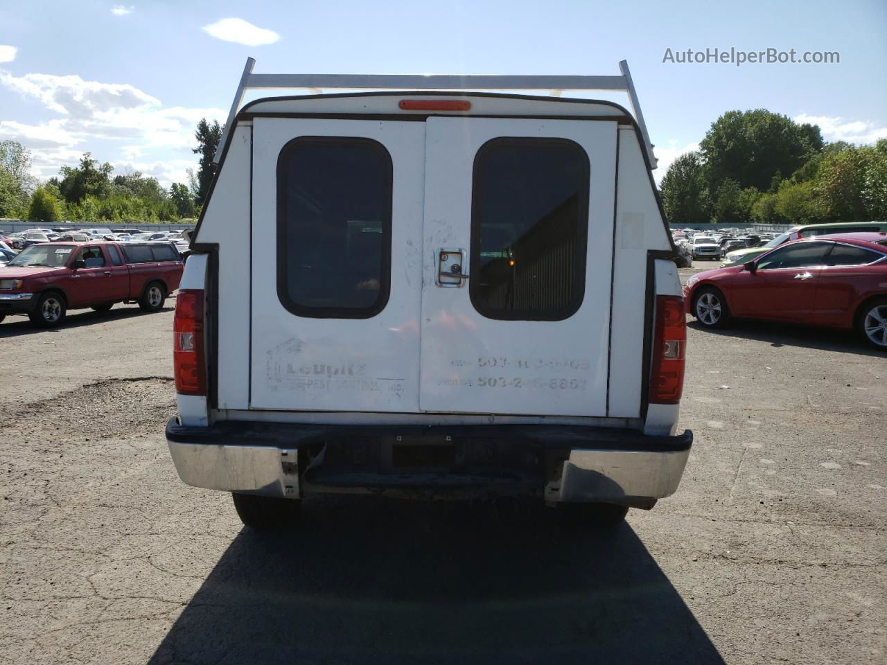 2013 Chevrolet Silverado C1500 White vin: 1GCNCPEX5DZ284027