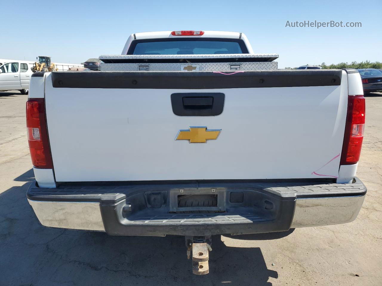 2012 Chevrolet Silverado C1500 White vin: 1GCNCPEX6CZ274718