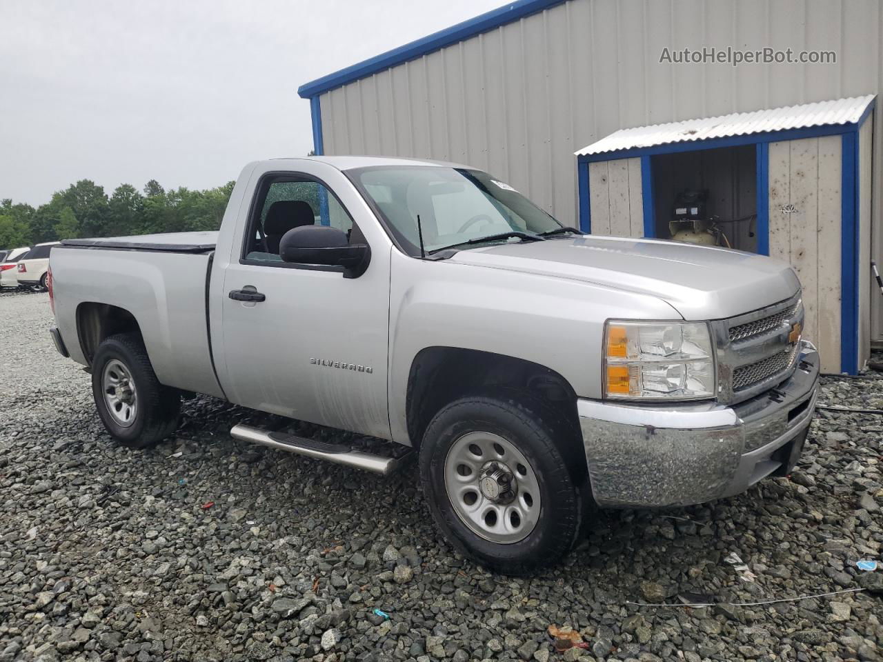 2013 Chevrolet Silverado C1500 Silver vin: 1GCNCPEX6DZ150269