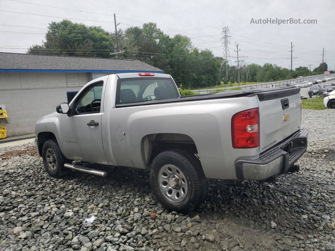 2013 Chevrolet Silverado C1500 Серебряный vin: 1GCNCPEX6DZ150269