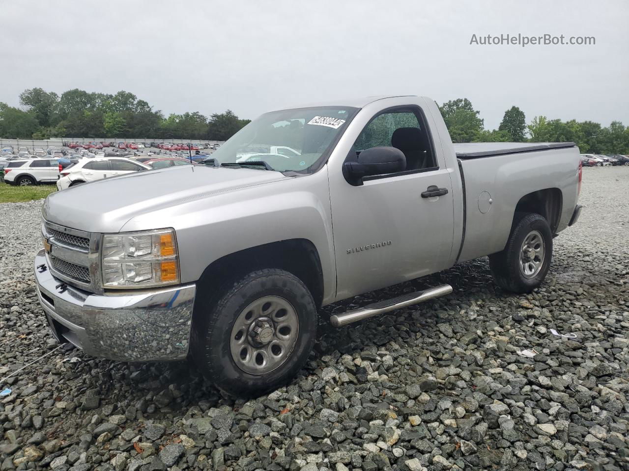 2013 Chevrolet Silverado C1500 Silver vin: 1GCNCPEX6DZ150269