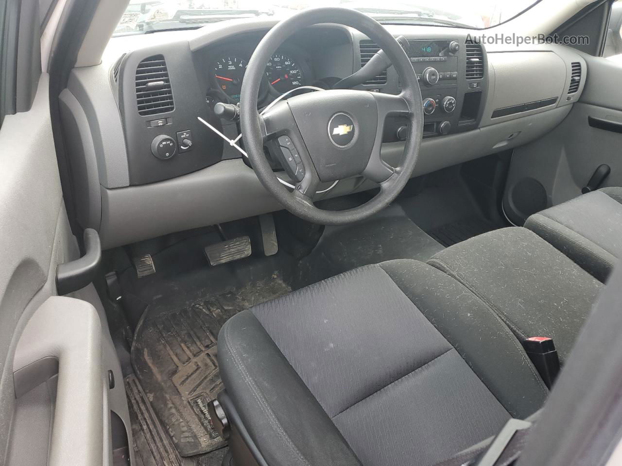 2013 Chevrolet Silverado C1500 White vin: 1GCNCPEX7DZ413451