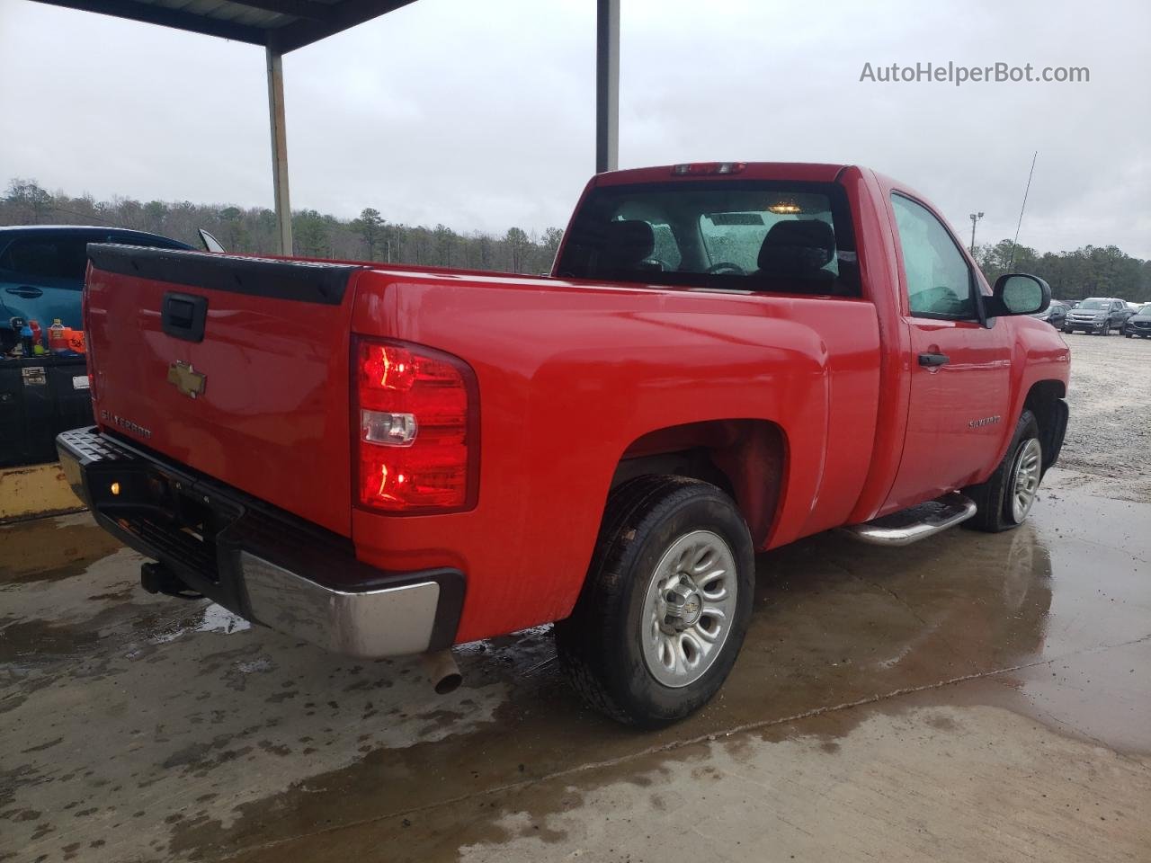 2013 Chevrolet Silverado C1500 Red vin: 1GCNCPEX8DZ248042