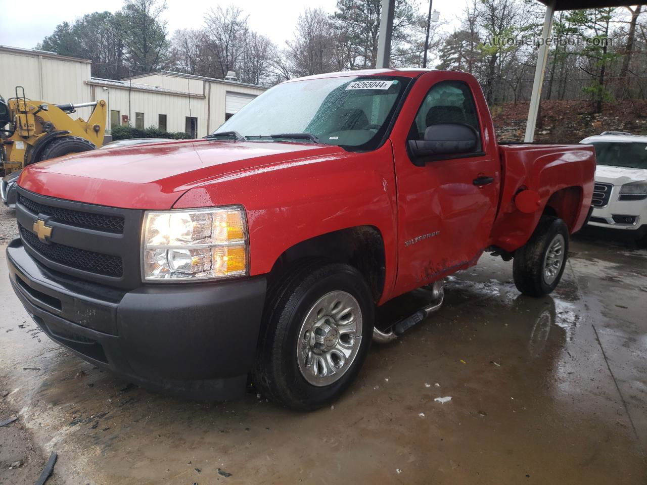 2013 Chevrolet Silverado C1500 Red vin: 1GCNCPEX8DZ248042