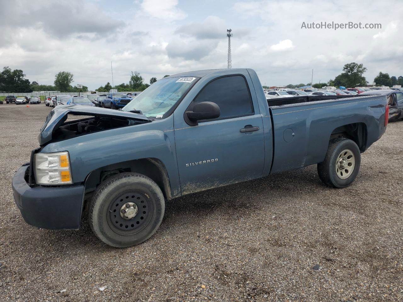 2012 Chevrolet Silverado C1500 Blue vin: 1GCNCPEX9CZ312684