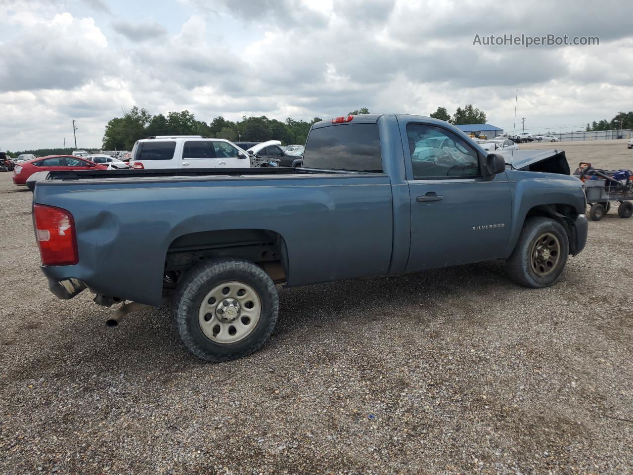 2012 Chevrolet Silverado C1500 Синий vin: 1GCNCPEX9CZ312684