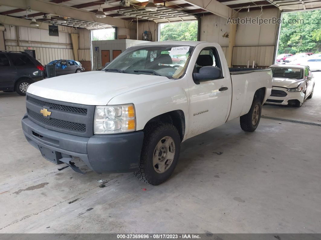 2012 Chevrolet Silverado 1500 Work Truck White vin: 1GCNCPEX9CZ353574