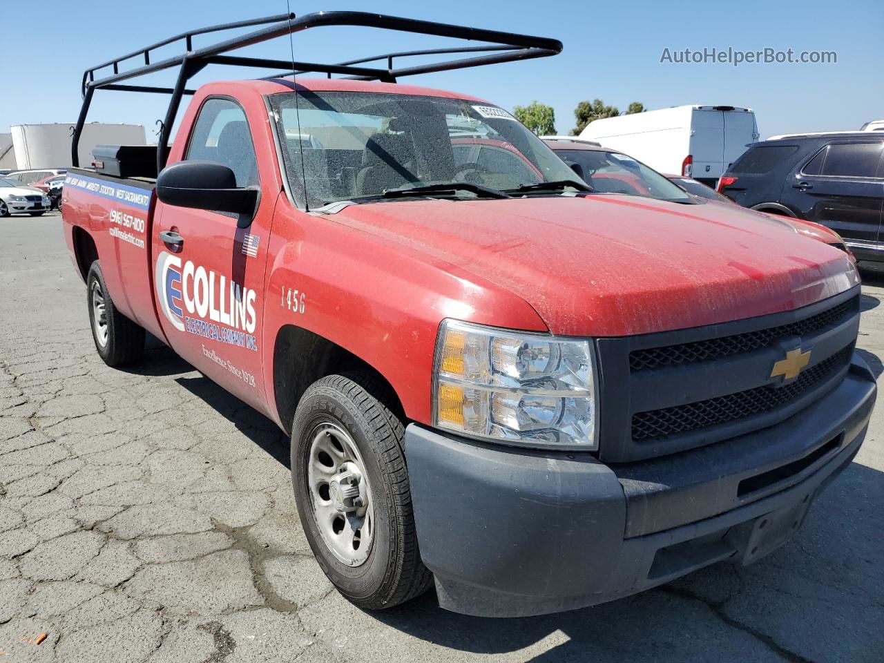 2013 Chevrolet Silverado C1500 Red vin: 1GCNCPEX9DZ183069