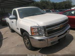 2012 Chevrolet Silverado 1500 Work Truck White vin: 1GCNCPEXXCZ272275